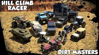 Screenshots of the Hill climb racer: Dirt masters for Android tablet, phone.