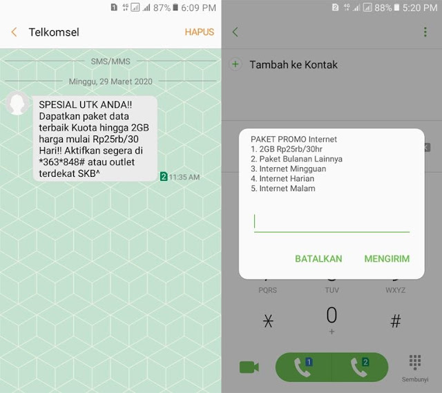 Cara Dapat Paket Internet Telkomsel Murah 2GB 25Ribu