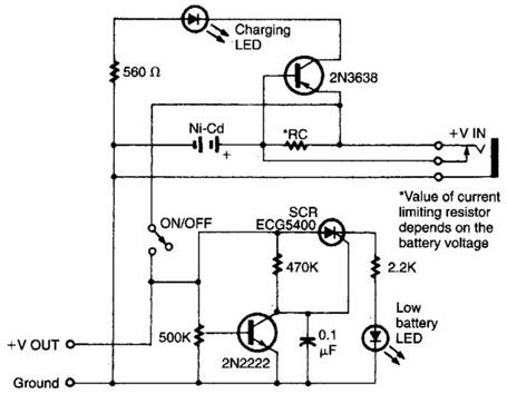  Intelligent Battery-Charging Circuit Diagram