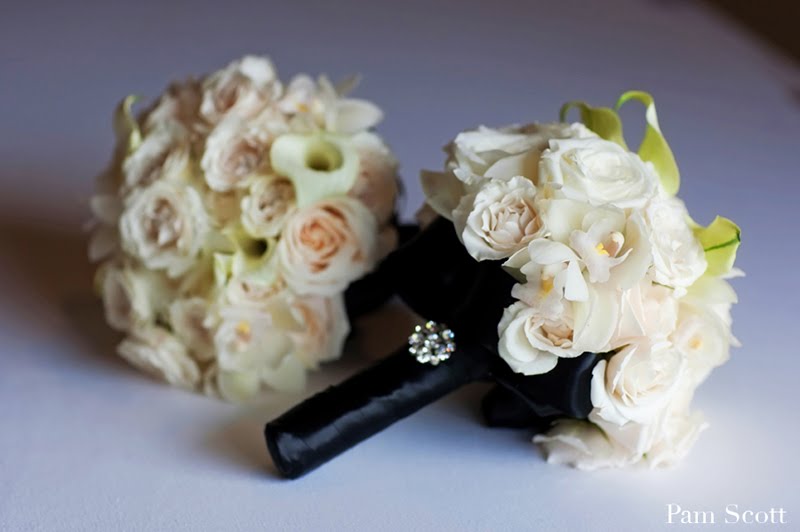 White Black Wedding Bouquet Email This BlogThis