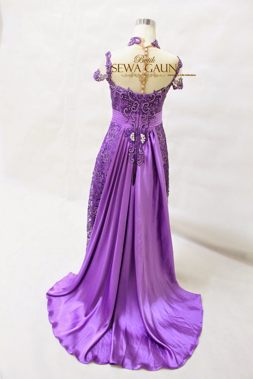  Sewa Gaun Pesta  Gaun  Mama Purple New Collections 