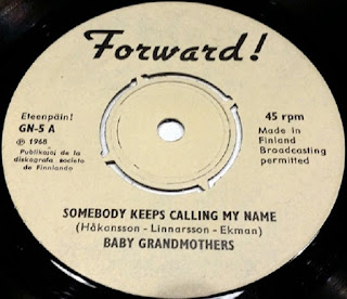 Baby Grandmothers “Somebody Keeps Calling My Name / Being Is More Than Life” single 1968 7" Foward GM-5 records Sweden + "Baby Grandmothers" 2 Lp`s 2007 by Subliminal Sounds + "Turn On, Tune In, Drop Out" CD 2007 Recorded at the Filips café, Stockholm, September 30th, 1967 This CD is only available with the Premium Publishing book "The Encyclopedia Of Swedish Progressive Music 1967-1979 - From Psychedelic Experiments To Political Propaganda"- Swedish Psych Rock