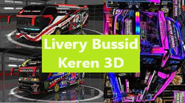 Livery Bussid Keren 3D