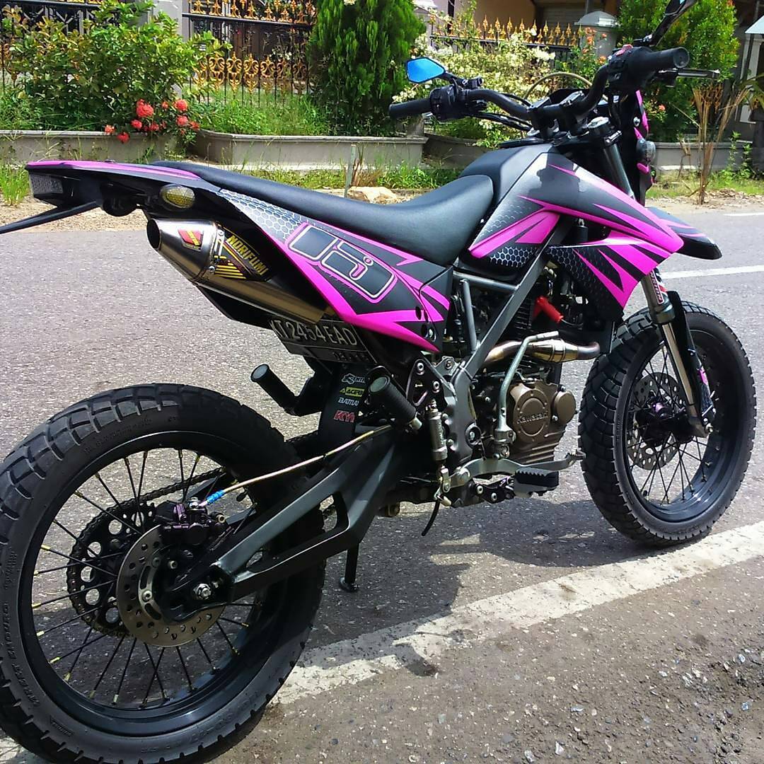 Cara Modifikasi Kawasaki Klx 150 Supermoto Gaulotomotif