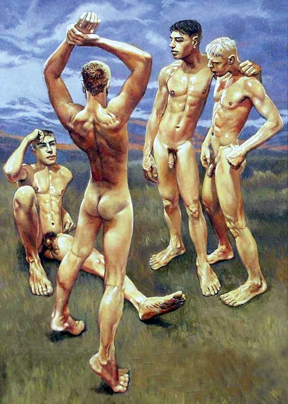 рисованные голые мужики фото 96