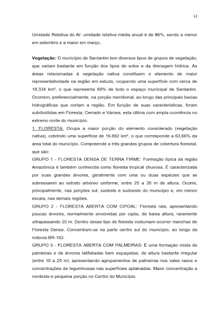 INVENTÁRIO DA OFERTA E INFRA ESTRUTURA TURÍSTICA DE SANTARÉM – PARÁ – AMAZÔNIA – BRASIL - 2010 / ANO BASE 2010