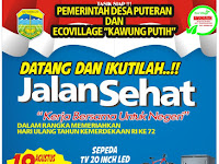 Download Contoh Pamflet Jalan Sehat.cdr