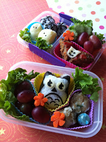 Owl, Bat, Ghost Bento, フクロウ弁当