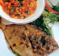 resep ikan bawal sambal dabu-dabu