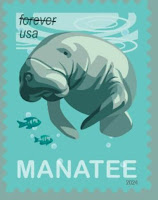 2024 Manatee Stamp