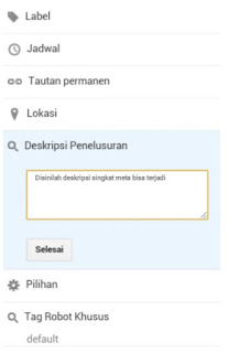 Cara mengatasi Masalah Deskripsi Singkat Meta