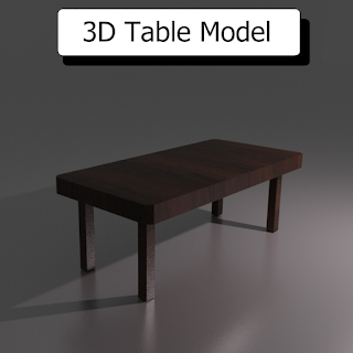 3D Desk Table
