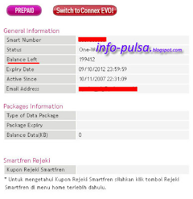 Cara Cek Pulsa SmartFren via Web