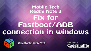 fix for fastboot device not connected