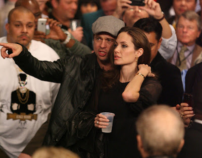 Angelina Jolie y Brad Pitt vs Hatton y Mayweather