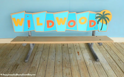 Vintage-Style Signage on the Wildwood Boardwalk in New Jersey