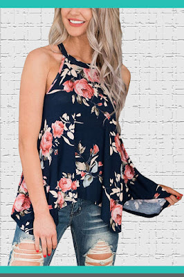 floral tank tops