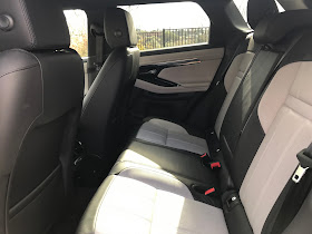 Interior view of 2020 Range Rover Evoque