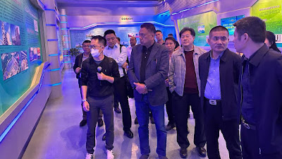 Gubernur Olly Kunjungi Ruang Pameran Conch Group di China