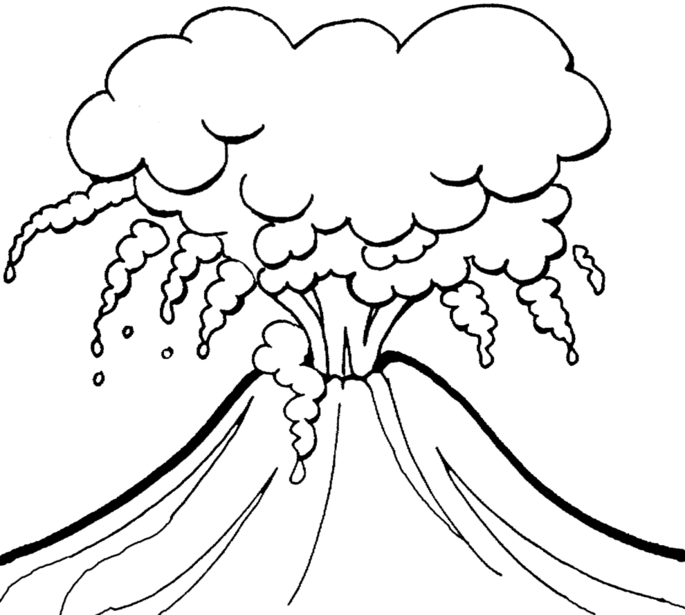 Estremamente Disegno di Lo Zaino da colorare per bambini XA67 – 980 x 841 Molto Le montagne IT89