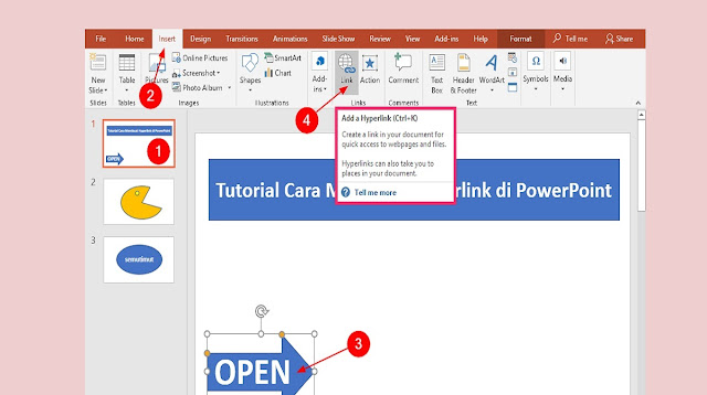 Cara Membuat Link Antar Slide di Powerpoint