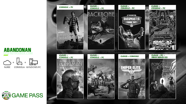 Juegos que abandonan Xbox Game Pass a finales de octubre 2022