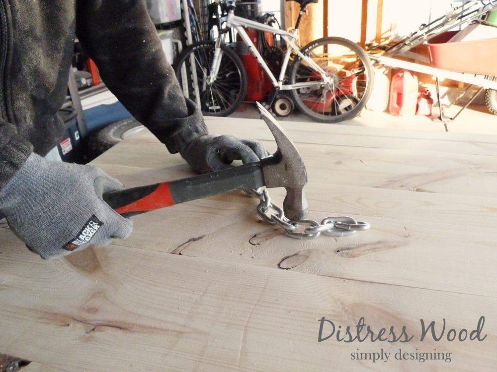 DIY Distressed Pallet Board - Simply Designing with Ashley