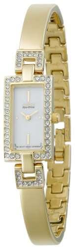 Citizen Women's EG2382-51A Eco-Drive Silhouette Crystal Accented Gold-Tone Bangle Watch