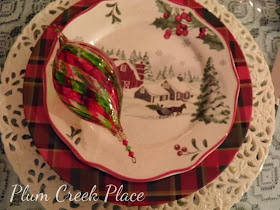 Christmas plates
