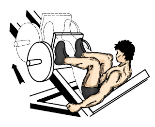 Leg press machine