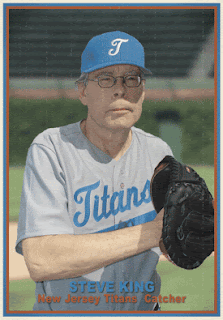 Stephen King's first-ever baseball card Blockade Billy