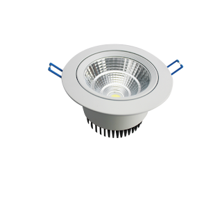  LED Downlight Round ∅9x6.1CM Cut Out: ∅7CM 100-240V 36 Degree 5000K IP20 Epistar COB 80RA 850LM 0.9 85LM/W 10W White