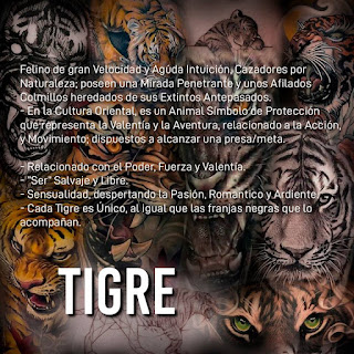 Significado de tatuajes de tigre