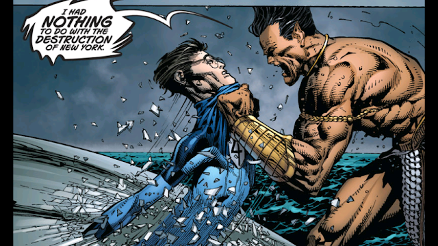 Namor ataca a Reed Richards