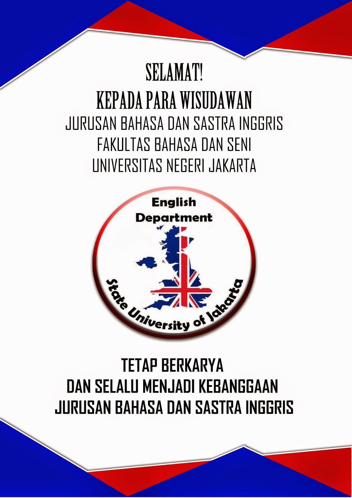 ED UNJ Selamat dan semoga sukses kepada para wisudawan 