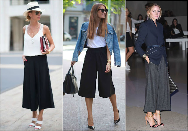 Qual a diferença entre Pantacourt, Culottes e Gauchos?