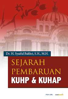 cover buku, Sejarah Pembaruan KUHP dan KUKAP, image