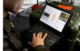 Military Image Of Computer Application
