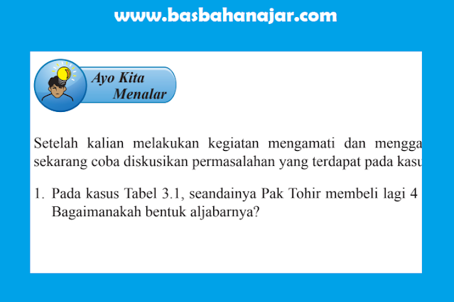 Kunci Jawaban MTK Kelas 7 Halaman 203, 204 Ayo Kita Menalar