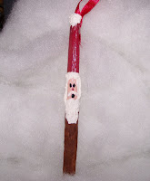 Cinnamon Stick Santa Ornaments