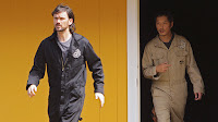 Lost - The Variable - Jeremy Davies as Daniel Faraday and Ken Leung as Miles Straume