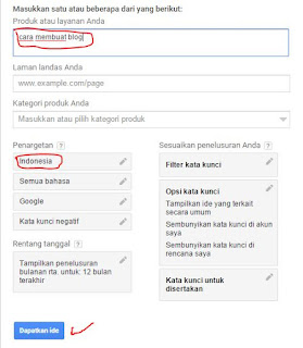 Cara Melakukan Riset Kata Kunci Menggunakan Google Keyword Planner