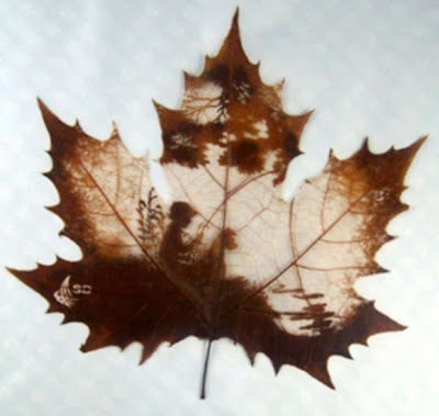 Leaf Carving Artwork