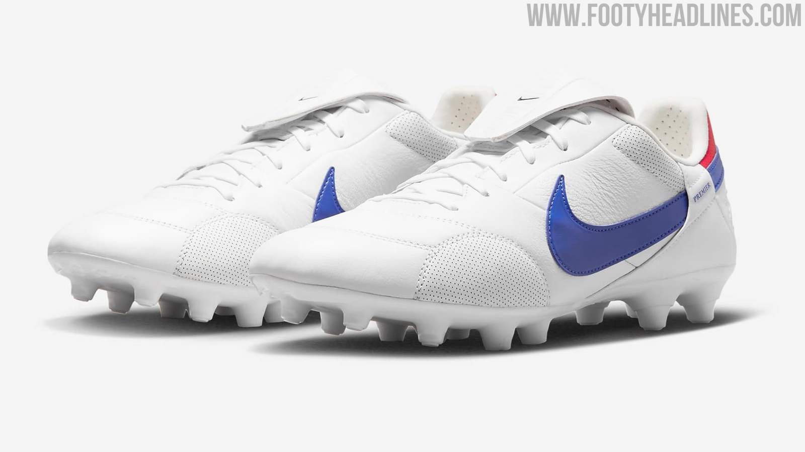 White/Red/Blue Nike III Boots Released - One of Last-Ever to Have Kangaroo Leather - Footy Headlines