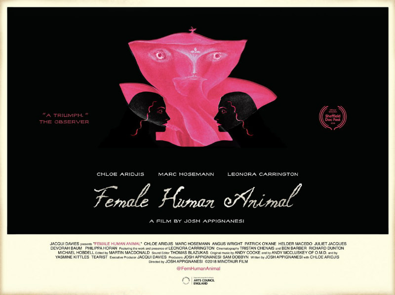 female human animal poster