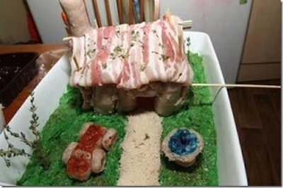 Height Of Creativity Using Raw Meat