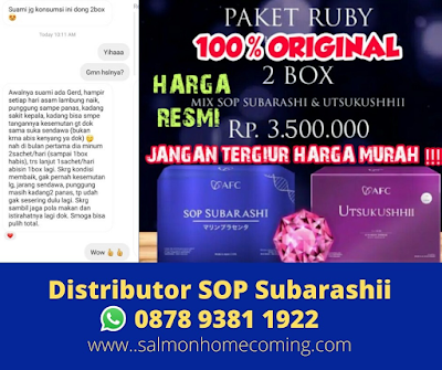 SOP Subarashi Harga Paket Ruby