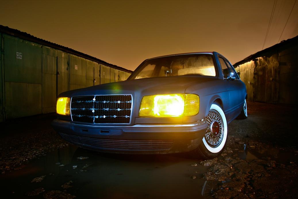 MercedesBenz W126 Brown Matte Village Tuning