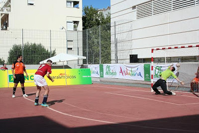 Fotografía Gol de Pedro Antonio García, en pleno partido.