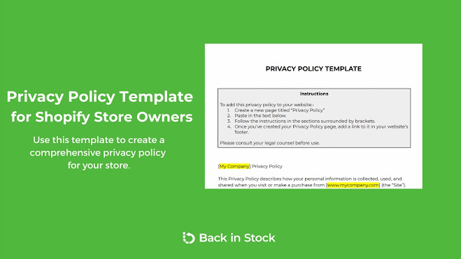 Create a policy page
